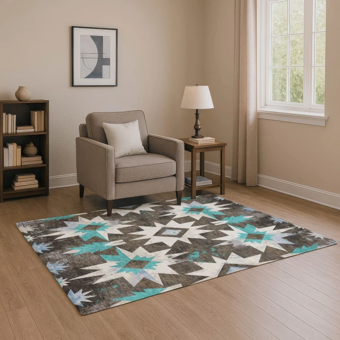 Addison Mayfield Brown AMF1893 5ft. x 7ft. 6in. Rect. Rug