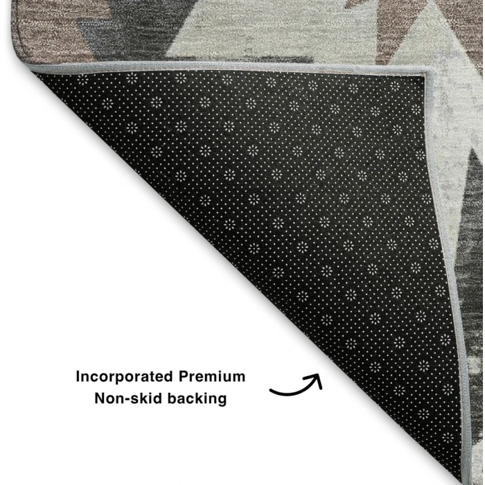 Addison Mayfield Gray AMF1893 - 8ft. Round Rug