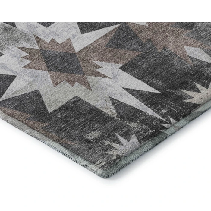 Addison Mayfield Gray AMF1893 - 8ft. Round Rug