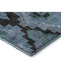 Addison Mayfield Teal AMF1894 - 8ft. Round Rug