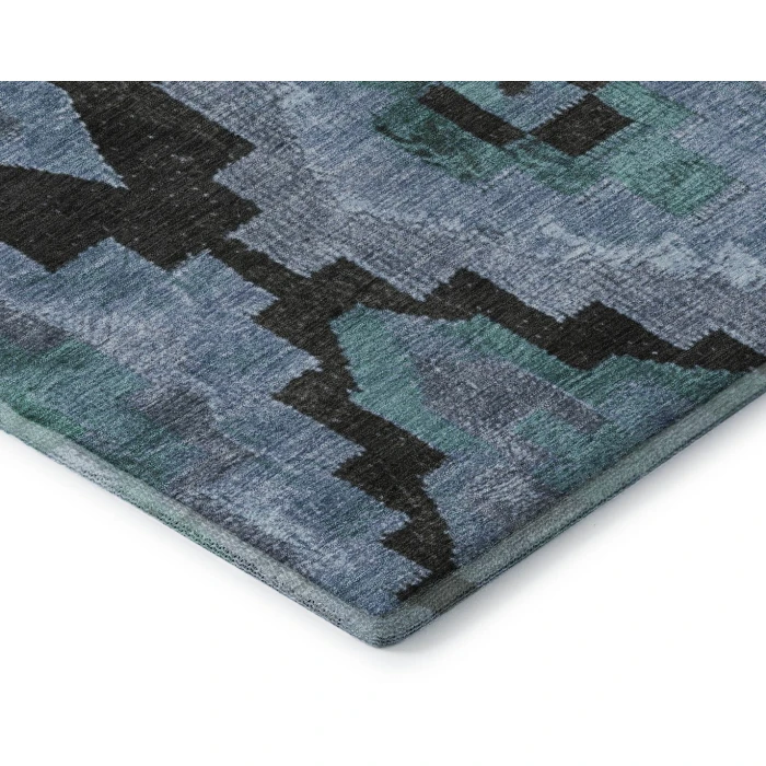Addison Mayfield Teal AMF1894 - 8ft. Round Rug