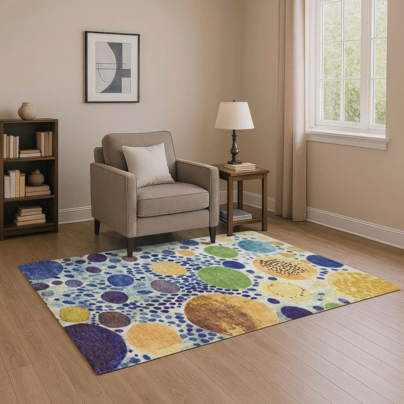 Addison Mayfield Blue AMF1895 2ft. 3in. x 7ft. 6in. Rect. Rug