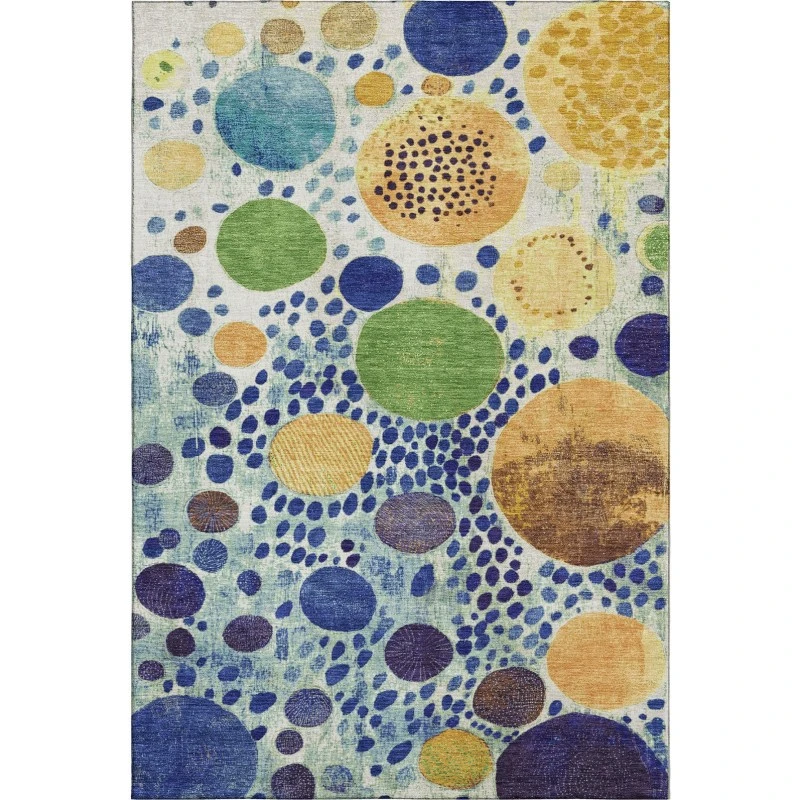 Addison Mayfield Blue AMF1895 2ft. 3in. x 7ft. 6in. Rect. Rug
