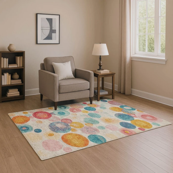 Addison Mayfield Brown AMF1896 - 8ft. Round Rug