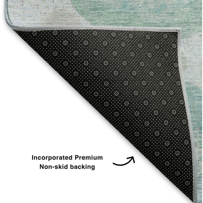 Addison Mayfield Blue AMF1896 - 8ft. Round Rug