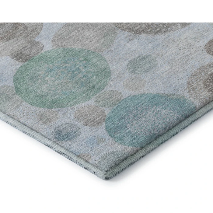 Addison Mayfield Blue AMF1896 - 8ft. Round Rug