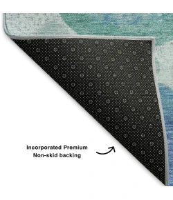 Addison Mayfield Teal AMF1896 2ft. 3in. x 7ft. 6in. Rect. Rug