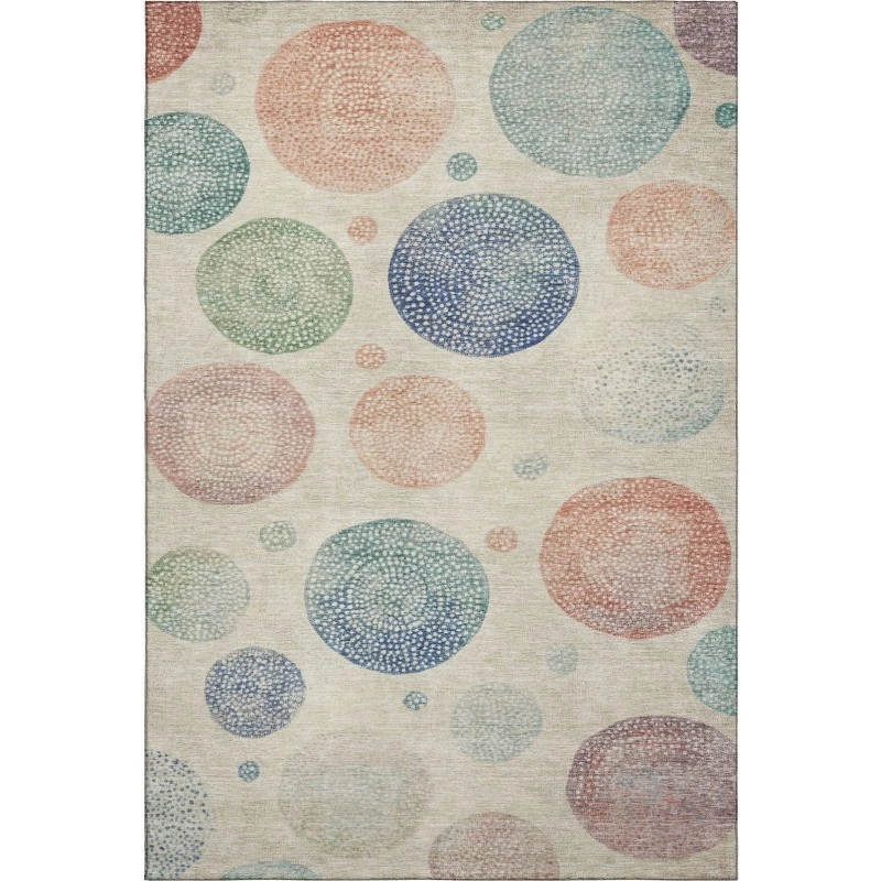 Addison Mayfield Ivory AMF1897 - 8ft. Round Rug
