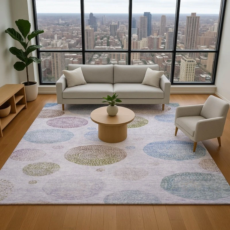 Addison Mayfield Purple AMF1897 2ft. 3in. x 7ft. 6in. Rect. Rug