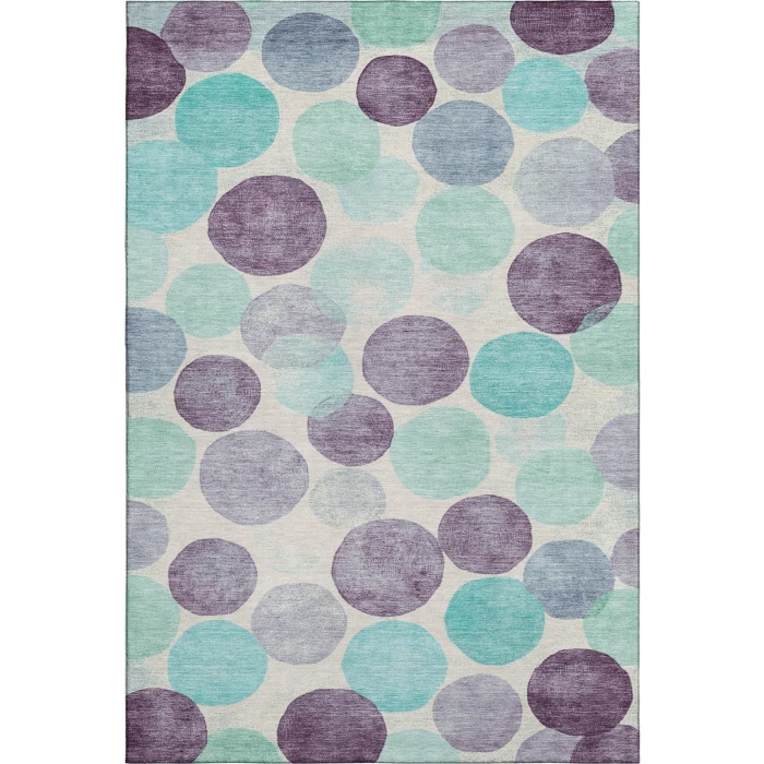 Addison Mayfield Purple AMF1898 - 8ft. Round Rug