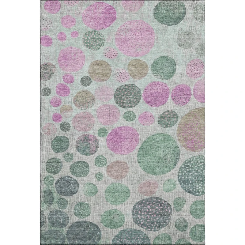 Addison Mayfield Green AMF1899 - 8ft. Round Rug