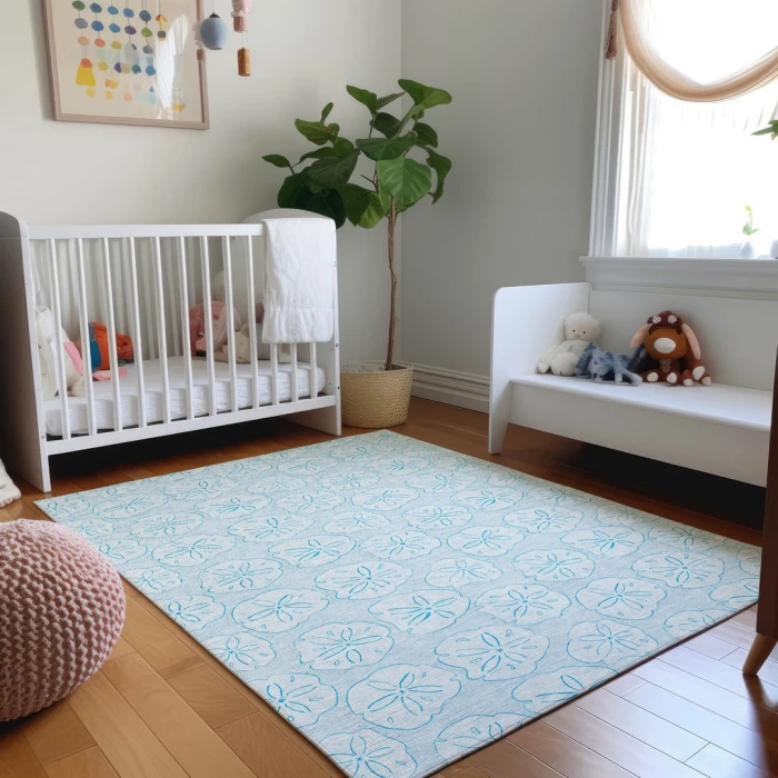 Addison Mayfield Blue AMF189 8ft. x 10ft. Rect. Rug