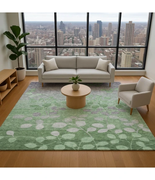 Addison Mayfield Green AMF1900 8ft. x 10ft. Rect. Rug
