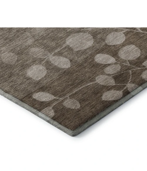 Addison Mayfield Brown AMF1900 - 8ft. Round Rug