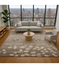 Addison Mayfield Brown AMF1900 - 8ft. Round Rug