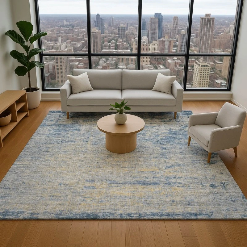 Addison Mayfield Blue AMF1901 2ft. 3in. x 7ft. 6in. Rect. Rug