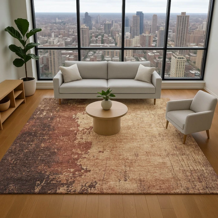 Addison Mayfield Orange AMF1904 8ft. x 10ft. Rect. Rug