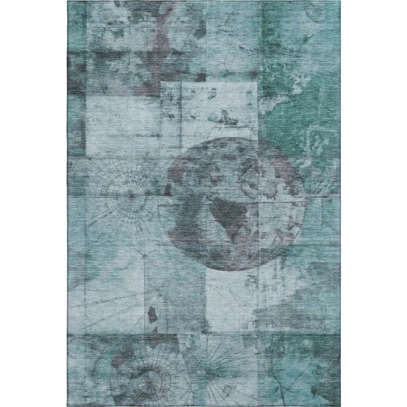 Addison Mayfield Teal AMF1905 2ft. 3in. x 7ft. 6in. Rect. Rug