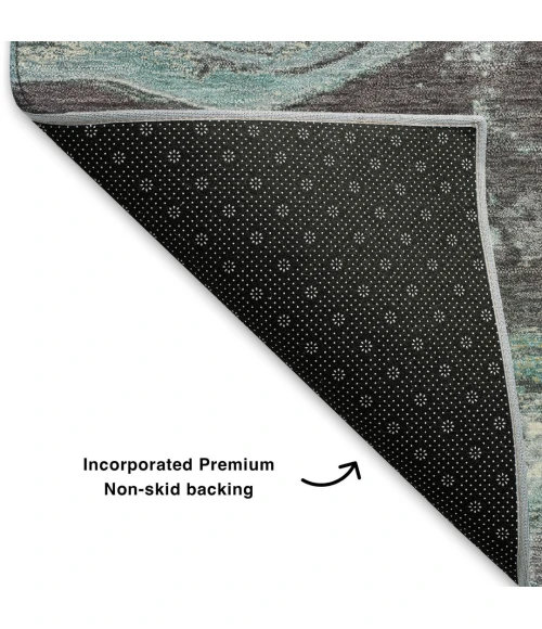 Addison Mayfield Teal AMF1907 9ft. x 12ft. Rect. Rug