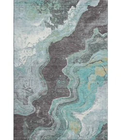 Addison Mayfield Teal AMF1907 9ft. x 12ft. Rect. Rug