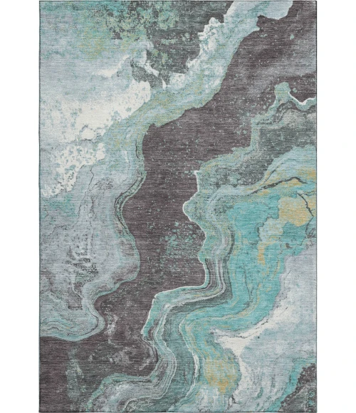 Addison Mayfield Teal AMF1907 9ft. x 12ft. Rect. Rug