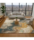 Addison Mayfield Gold AMF1907 9ft. x 12ft. Rect. Rug