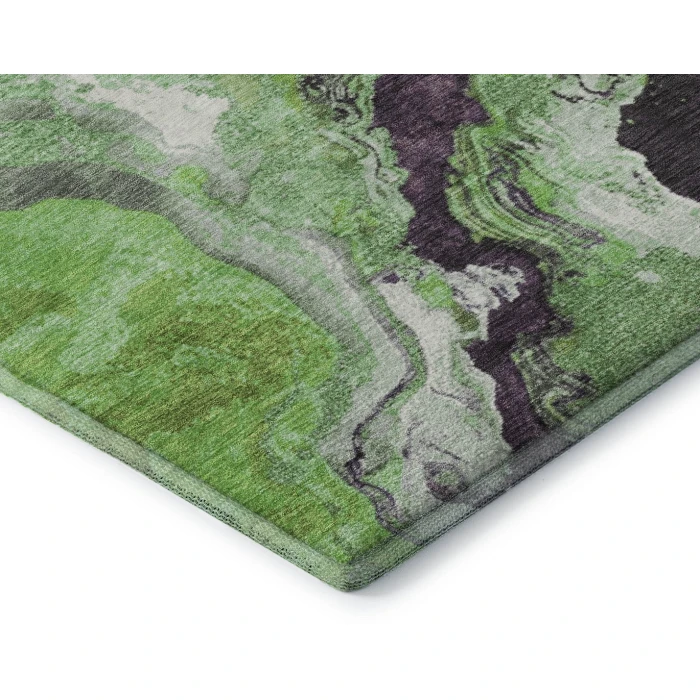 Addison Mayfield Green AMF1908 - 8ft. Round Rug