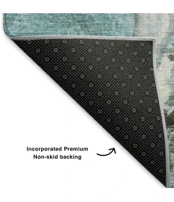 Addison Mayfield Teal AMF1908 9ft. x 12ft. Rect. Rug