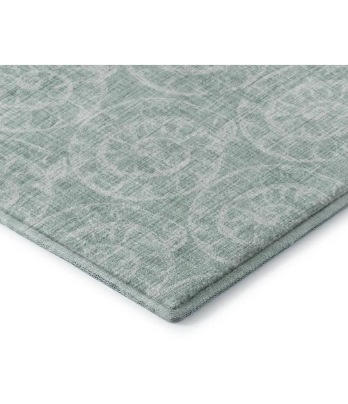 Addison Mayfield Green AMF190 - 8ft. Round Rug