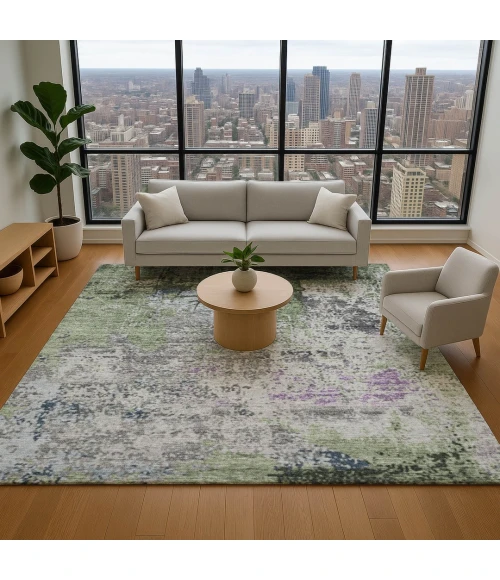 Addison Mayfield Green AMF1911 8ft. x 10ft. Rect. Rug