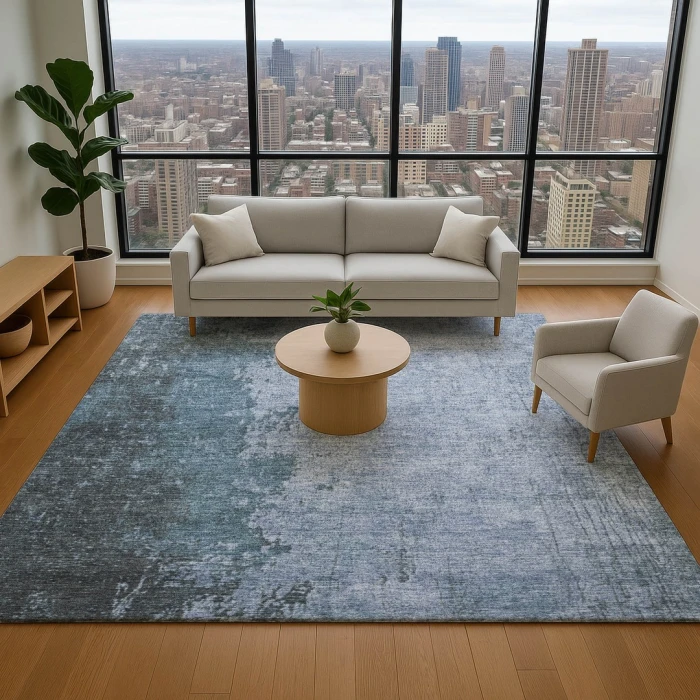 Addison Mayfield Blue AMF1912 2ft. 3in. x 7ft. 6in. Rect. Rug