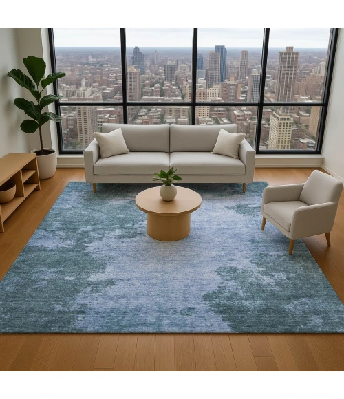 Addison Mayfield Blue AMF1913 5ft. x 7ft. 6in. Rect. Rug