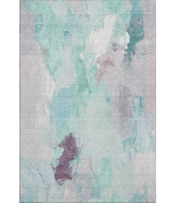 Addison Mayfield Teal AMF1914 - 8ft. Round Rug
