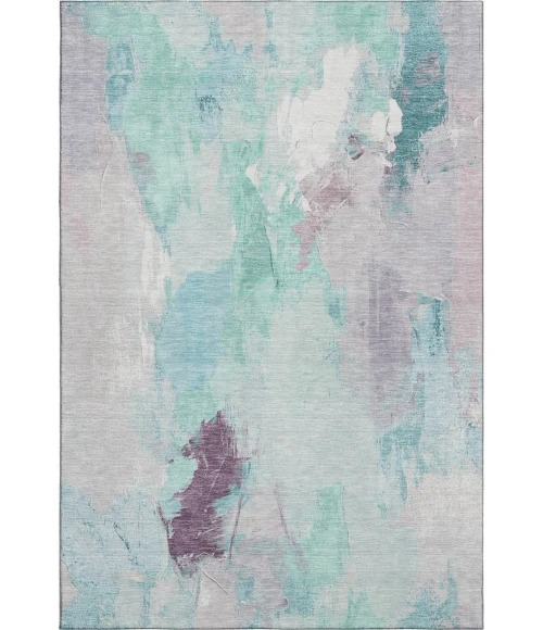 Addison Mayfield Teal AMF1914 - 8ft. Round Rug