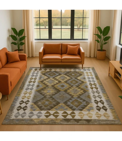 Addison Mayfield Brown AMF1915 2ft. 3in. x 7ft. 6in. Rect. Rug