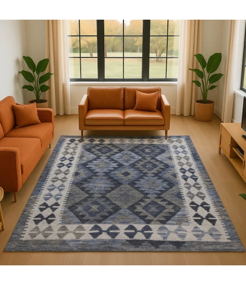 Addison Mayfield Blue AMF1915 9ft. x 12ft. Rect. Rug