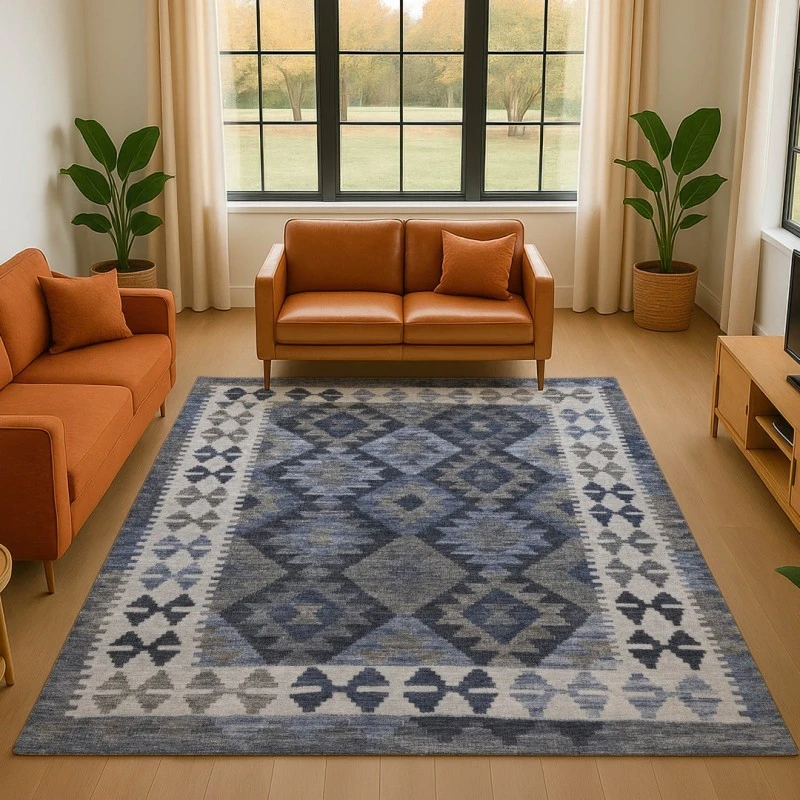 Addison Mayfield Blue AMF1915 8ft. x 10ft. Rect. Rug