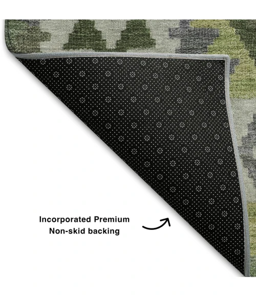 Addison Mayfield Green AMF1915 8ft. x 10ft. Rect. Rug