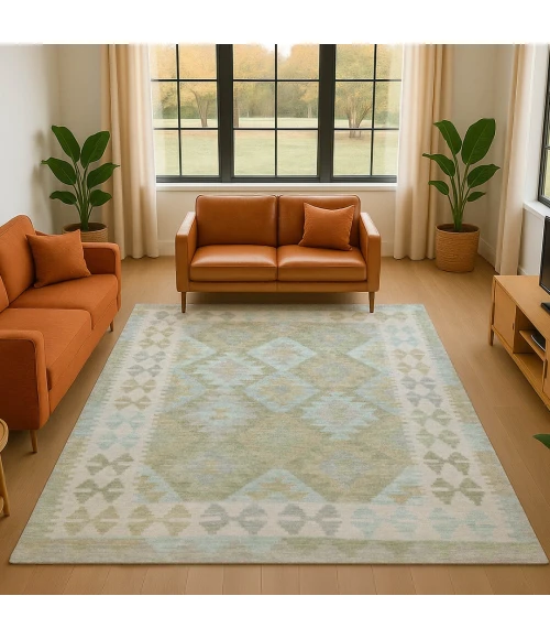 Addison Mayfield Green AMF1915 2ft. 3in. x 7ft. 6in. Rect. Rug