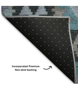 Addison Mayfield Teal AMF1915 9ft. x 12ft. Rect. Rug