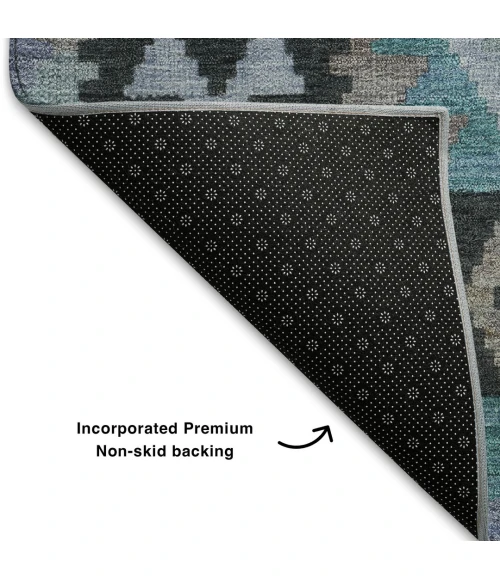 Addison Mayfield Teal AMF1915 2ft. 3in. x 7ft. 6in. Rect. Rug