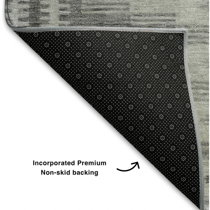 Addison Mayfield Gray AMF1917 - 8ft. Round Rug