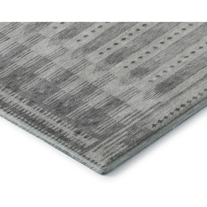 Addison Mayfield Gray AMF1917 - 8ft. Round Rug