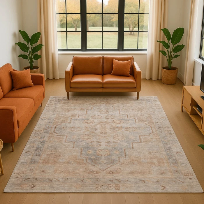 Addison Mayfield Orange AMF1918 5ft. x 7ft. 6in. Rect. Rug