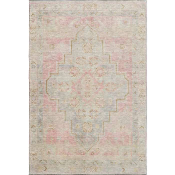 Addison Mayfield Pink AMF1918 - 8ft. Round Rug