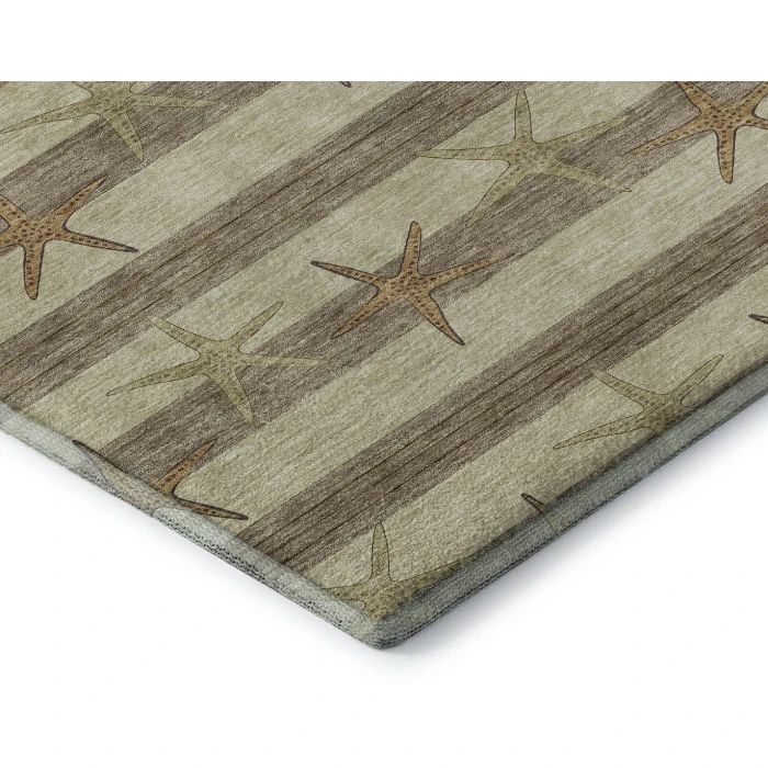 Addison Mayfield Beige AMF191 - 8ft. Round Rug
