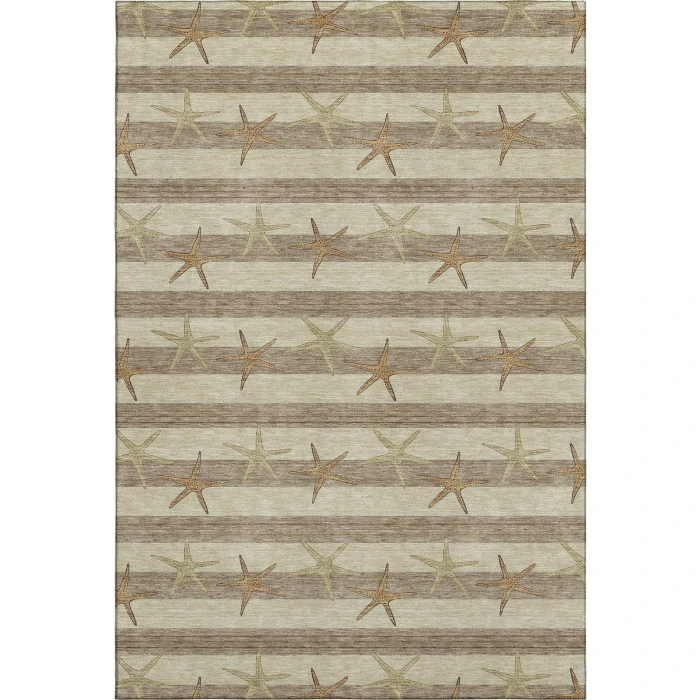 Addison Mayfield Beige AMF191 - 8ft. Round Rug