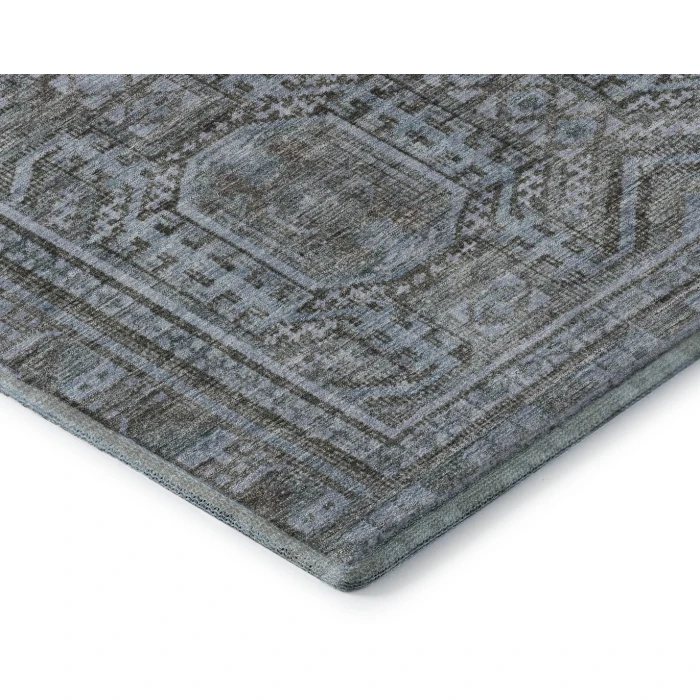 Addison Mayfield Brown AMF1920 - 8ft. Round Rug