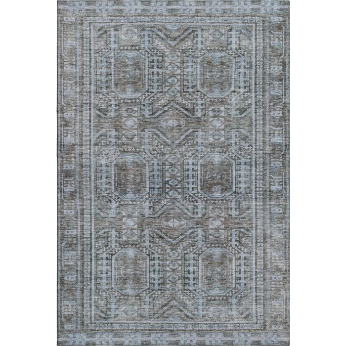 Addison Mayfield Brown AMF1920 - 8ft. Round Rug