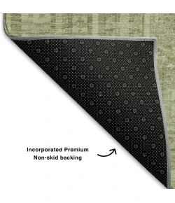 Addison Mayfield Green AMF1920 - 8ft. Round Rug